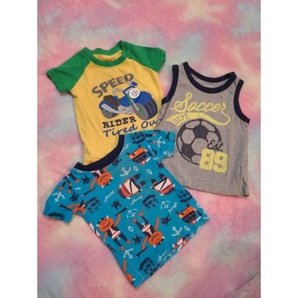 18 Month Boys Toddler Shirt Bundle 18M Lot of 3 Tops